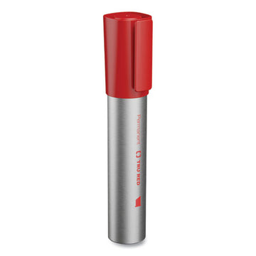 TRU RED™ Xl Permanent Marker, Extra-broad Chisel Tip, Red freeshipping - TVN Wholesale